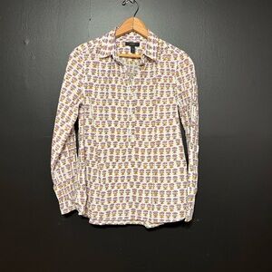 J. Crew Block Print Popover